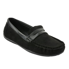 Svarta loafers av ballerina BO-378 1