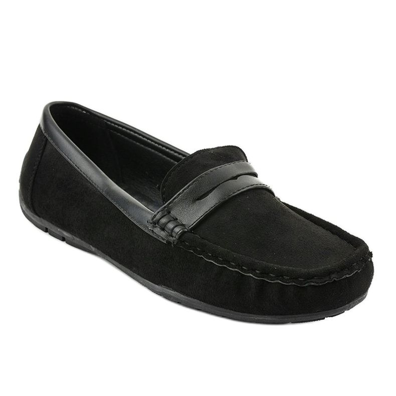 Svarta loafers av ballerina BO-378 1