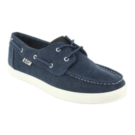 Lee Cooper Herrloafers GC008Q-01 marinblå 1