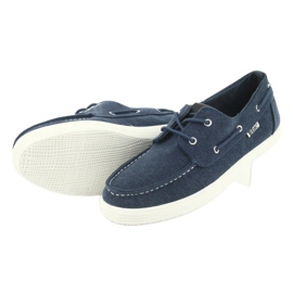 Lee Cooper Herrloafers GC008Q-01 marinblå 4