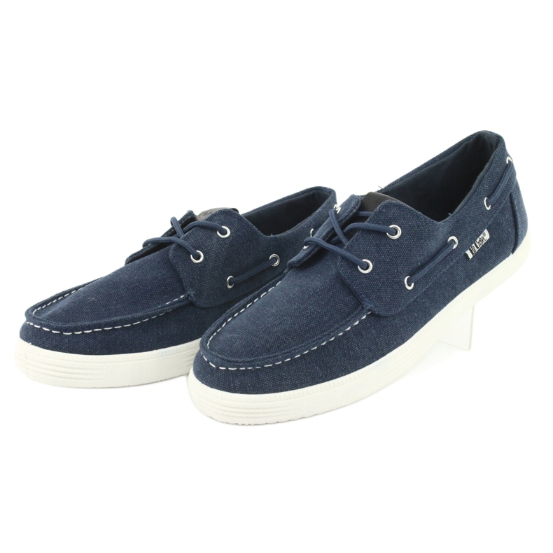 Lee Cooper Herrloafers GC008Q-01 marinblå 3