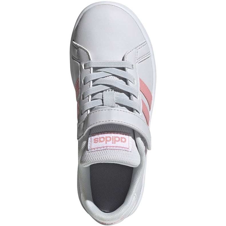 Adidas Grand Court C Jr EG6737 skor vit rosa 1