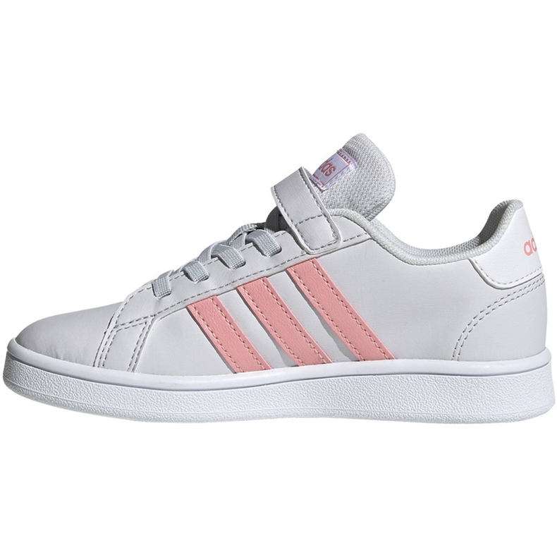 Adidas Grand Court C Jr EG6737 skor vit rosa 2