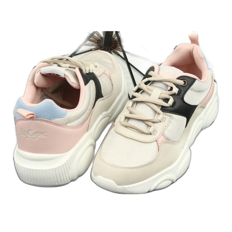 Lee Cooper Sportskor dam 1275 beige/rosa 3