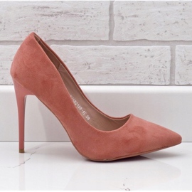 Rosa klassiska eko-mockaskor YJS82188 2