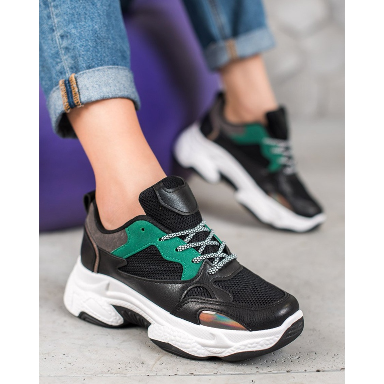 SHELOVET Svarta sportskor 2