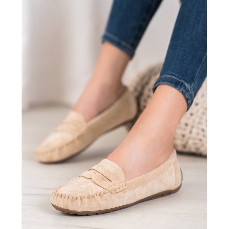 Seastar Klassiska beige loafers 2