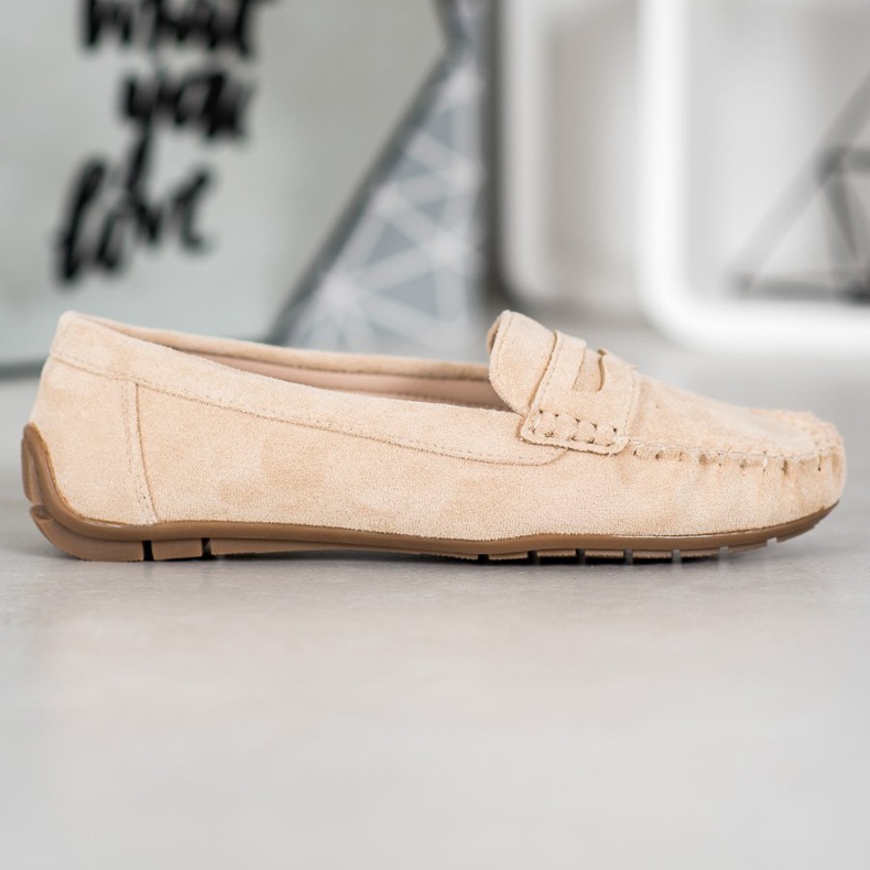 Seastar Klassiska beige loafers 1