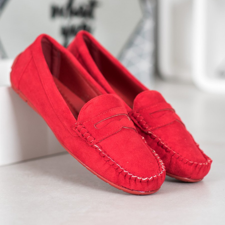 Seastar Klassiska röda loafers 2