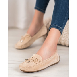 Seastar Klassiska loafers med rosett brun 2
