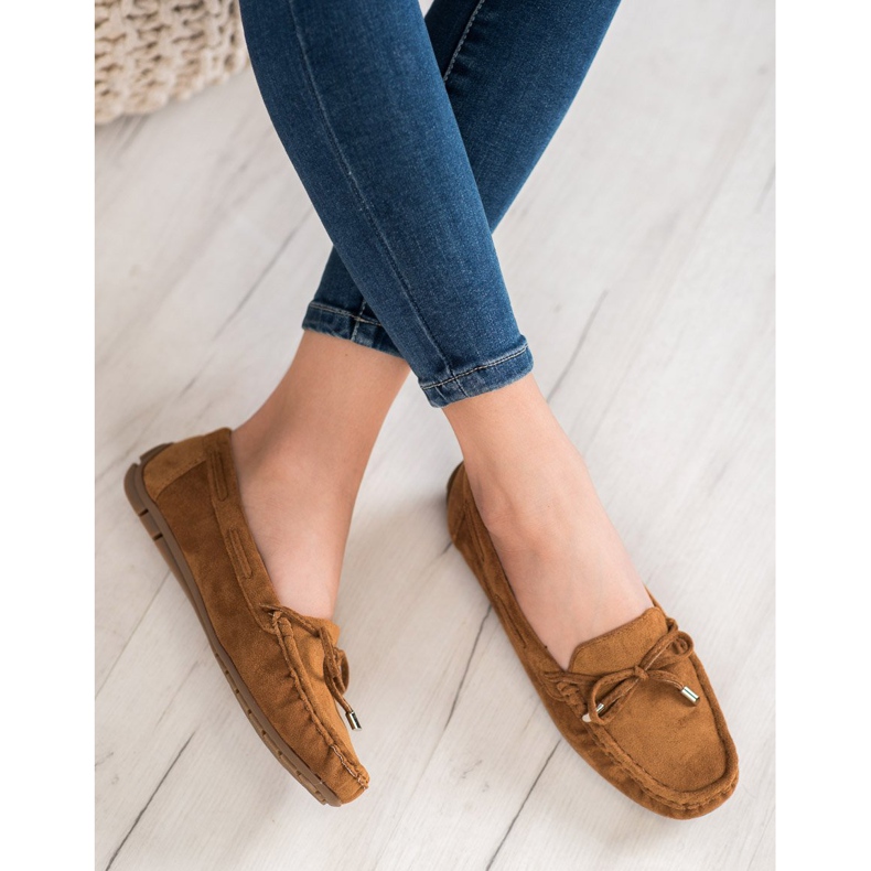 Seastar Klassiska loafers med rosett brun 1