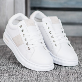 Weide Sportskor med beige skär vit 1