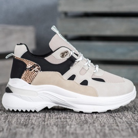 Weide Trendiga Love Sneakers brun svart mångfärgad 2