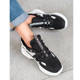 Weide Trendiga Love Sneakers svart 1