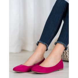 Best Shoes Mocka ballerinor violett 2