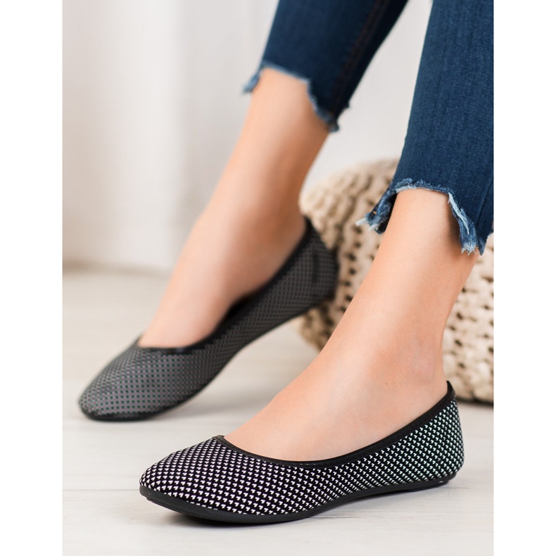 McKey Ballerina i hjärtan vit svart 1