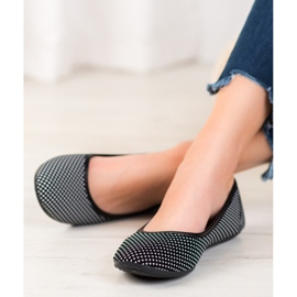 McKey Ballerina i hjärtan vit svart 2