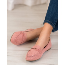 Best Shoes Mocka Loafers I Spitz rosa 2