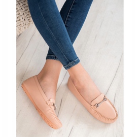 Fama Mockasiner Med Cubic Zirconia rosa 1