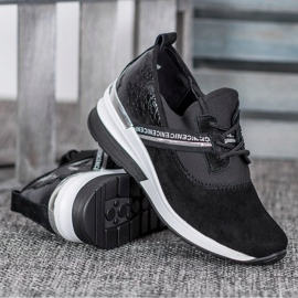 Filippo Läder Sneakers Trevligt svart 2