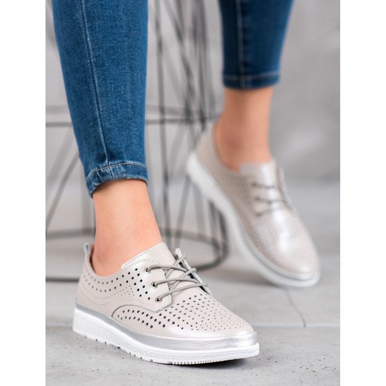 Filippo Öppna skinnstövlar brun grå 2