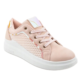 Beige sneakers TL141-3 sneakers rosa 1