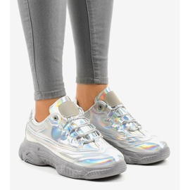 Silver sneakers sneakers Z-9781 grå 1