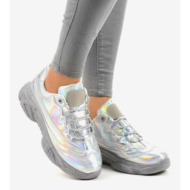 Silver sneakers sneakers Z-9781 grå 2