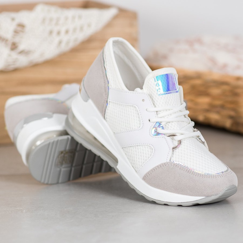 Weide Vita sportskor med glitter 1