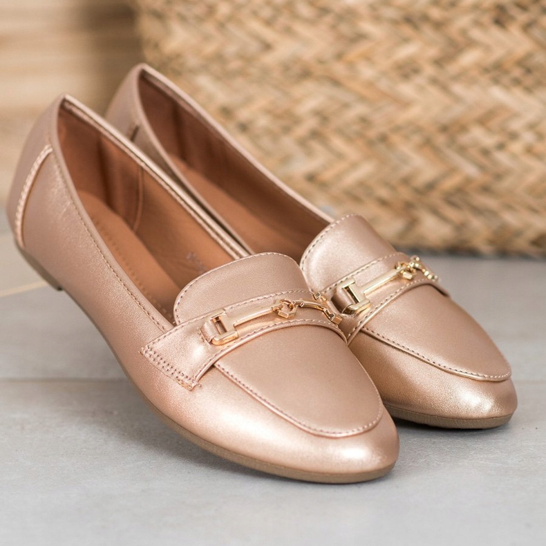 Clowse Snygga ekoläder gyllene 2