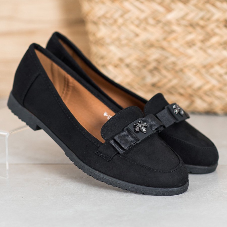 Miss Laura Lords med dekorativ rosett svart 2