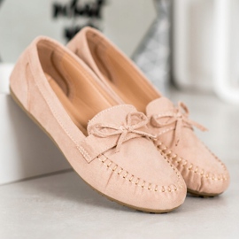 SHELOVET Casual Loafers With A Bow brun 1