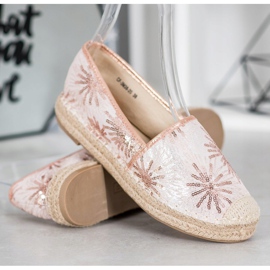 Best Shoes Paljett Espadrilles rosa 1