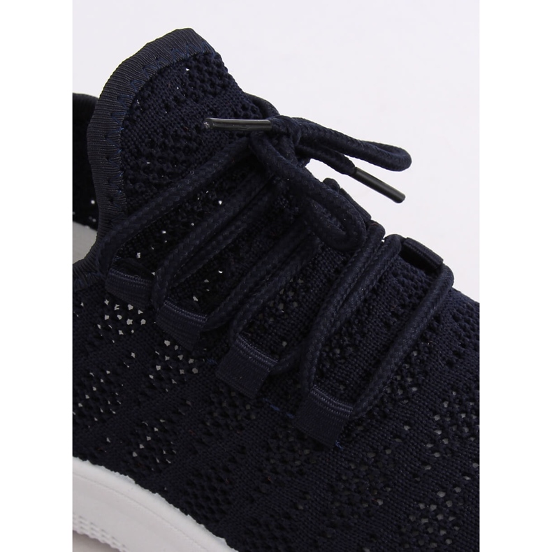 BB76 Marinblå marinblå sportskor gul 1