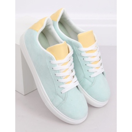 Kvinnors mint -sneakers WB810 L.GREEN grön 2