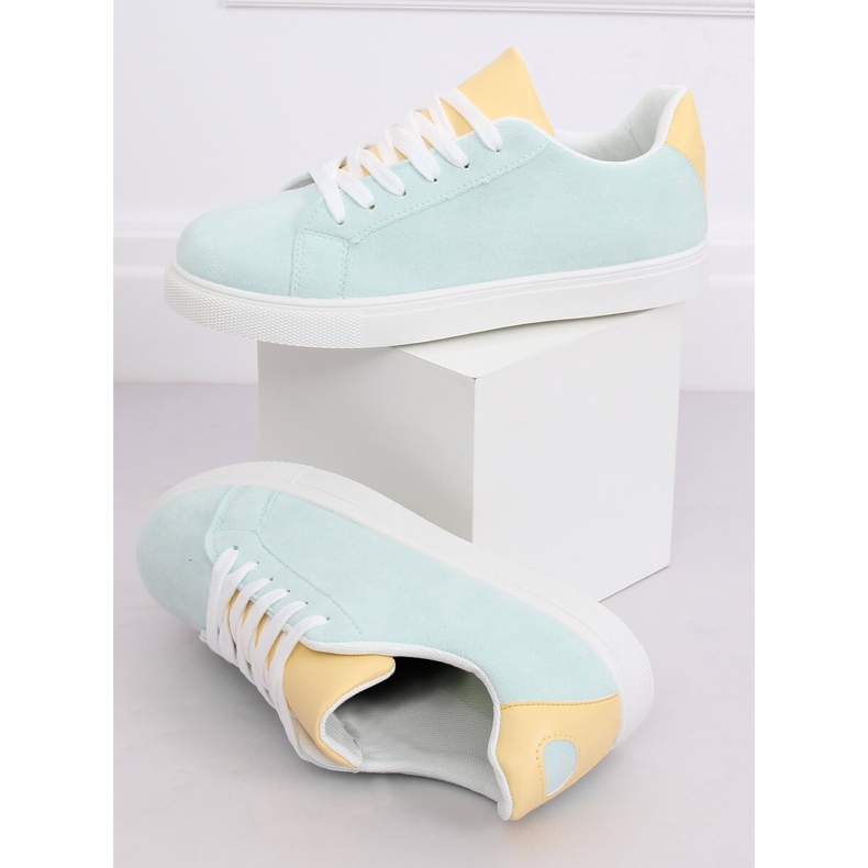 Kvinnors mint -sneakers WB810 L.GREEN grön 1