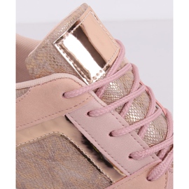 Rosa wedge sneakers YL-33 Champagne 1