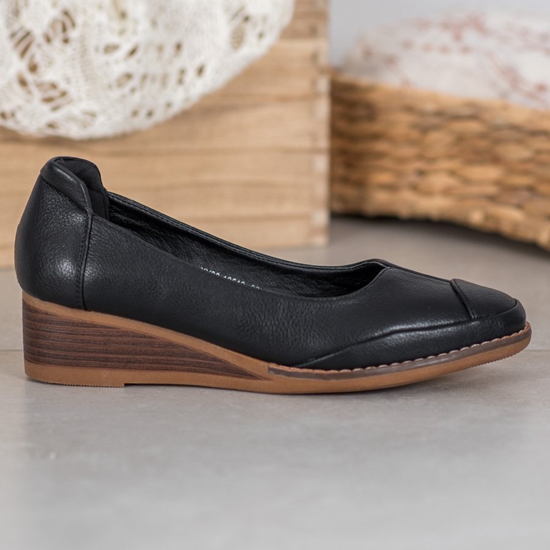 Vinceza Casual Wedge Pumps svart 1