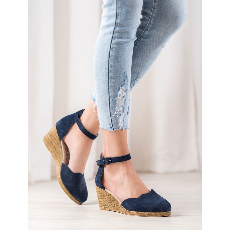 Filippo Kilar i läder marinblå blå 1