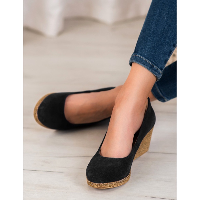 Filippo Kilpumpar i läder svart 1