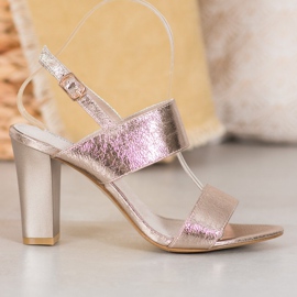 Goodin Snygga sandaler gul 1