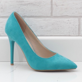 Gröna klassiska eko-mocka klackar 6530-P 1