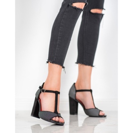 Goodin Sandaler i mocka med leopardmönster brun svart 1