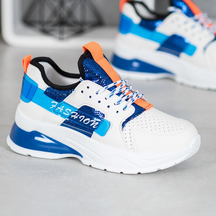 SHELOVET Vita mode sneakers blå 1