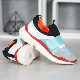 Sweet Shoes Lätta sportskor med kardborreband mångfärgad 1