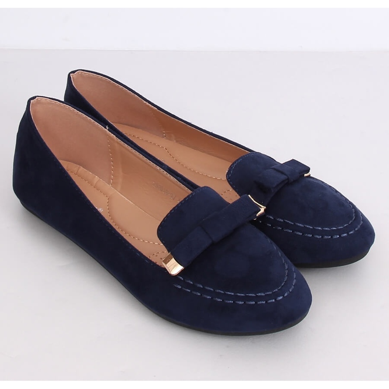 Marinblå loafers dam 2S2018-27 D.BLUE 1