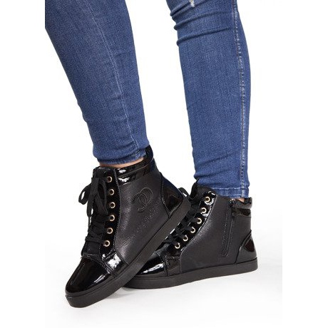 Höga sneakers R18 Svart 1