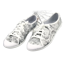 Befado ungdomsskor 248Q023 vit grå 3