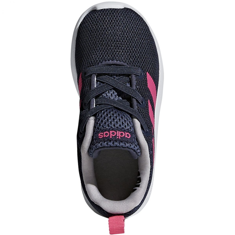 Skor adidas Lite Racer Cln K Jr BB7053 marinblå rosa 1