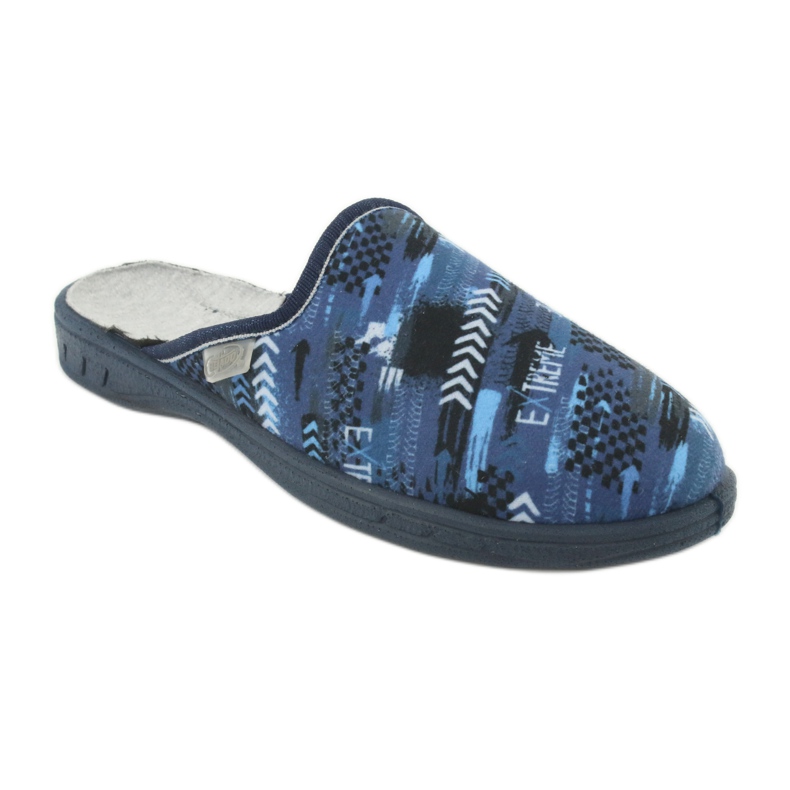 Befado -färgade barnskor 707Y402 marinblå blå 1